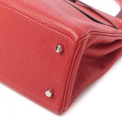 Hermes Taurillon Clemence Kelly Retourne 28 Rouge Casaque 6 of 31