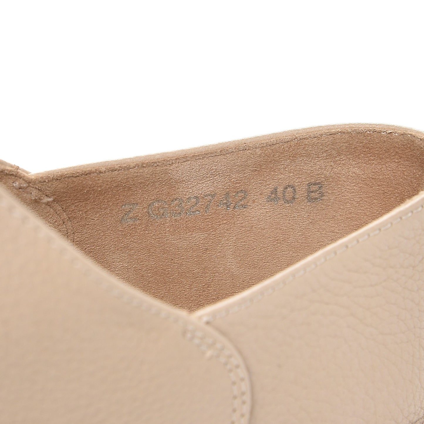 Grained Calfskin CC Espadrilles 40 Beige Black