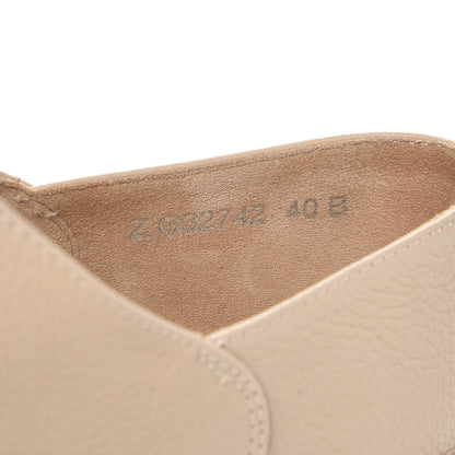 Chanel Grained Calfskin CC Espadrilles 40 Beige Black 7 of 9