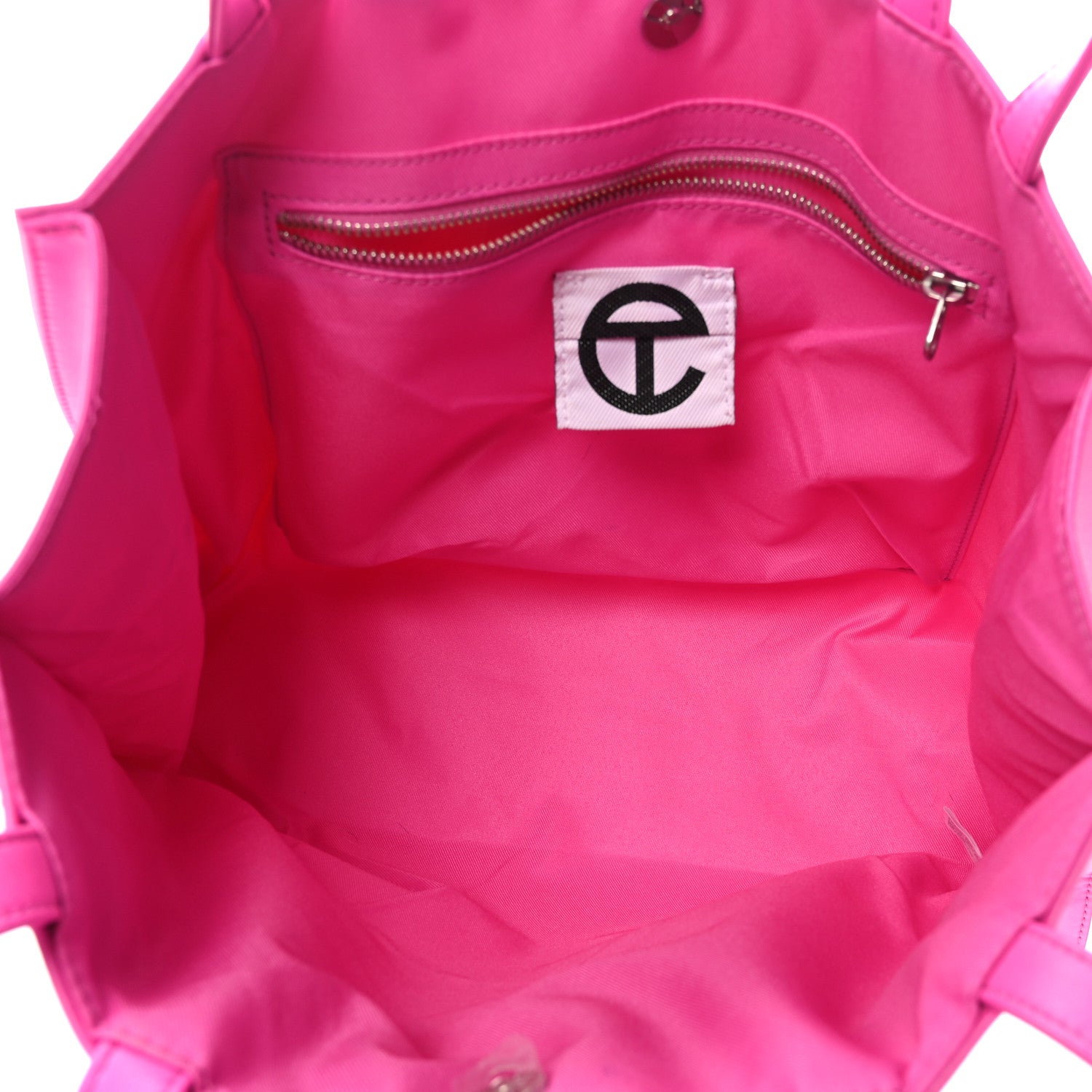 Telfar Vegan Leather Medium Shopping Bag Azalea 5 of 8