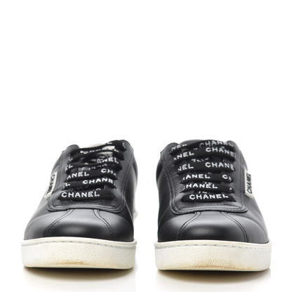 Chanel Calfskin CC Womens Sneakers 35 Black 2 of 16