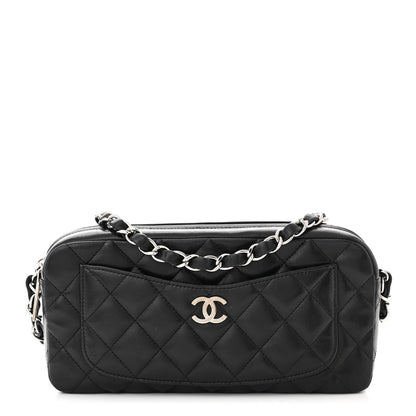 Chanel Lambskin Quilted Small Timeless Camera Case Black 1 of 10