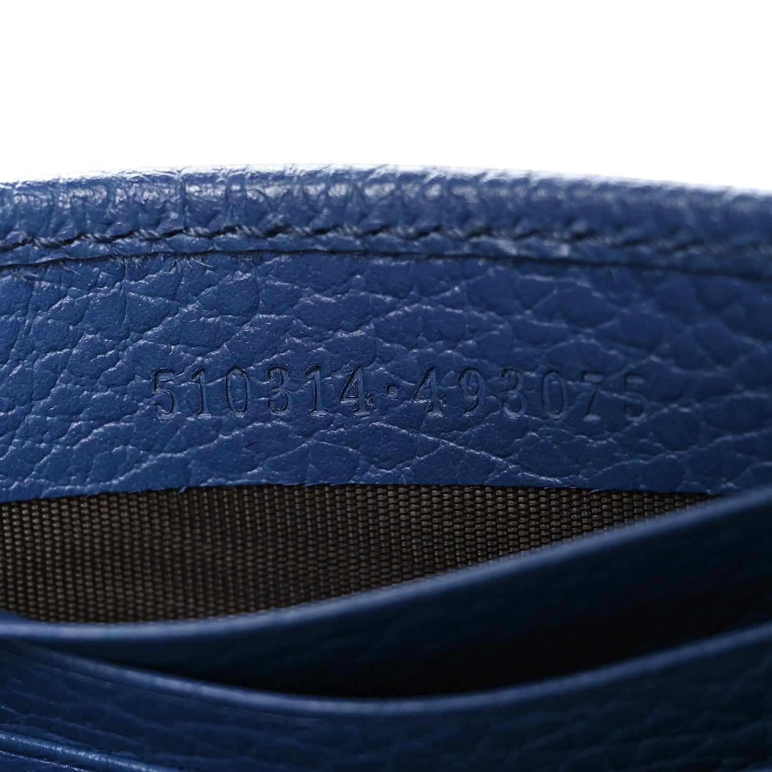 Gucci Dollar Calfskin Interlocking G Chain Wallet Caspian 7 of 11
