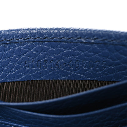 Gucci Dollar Calfskin Interlocking G Chain Wallet Caspian 7 of 11
