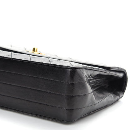 Chanel Lambskin Quilted Medium Single Flap Black 9 of 9