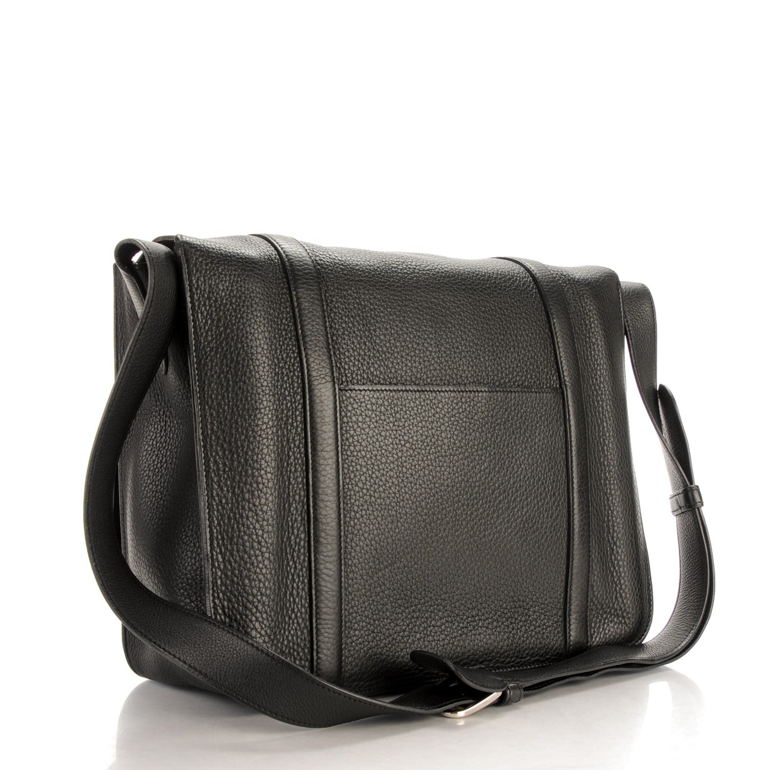 Hermes Taurillon Clemence Steve 37 Black 3 of 8