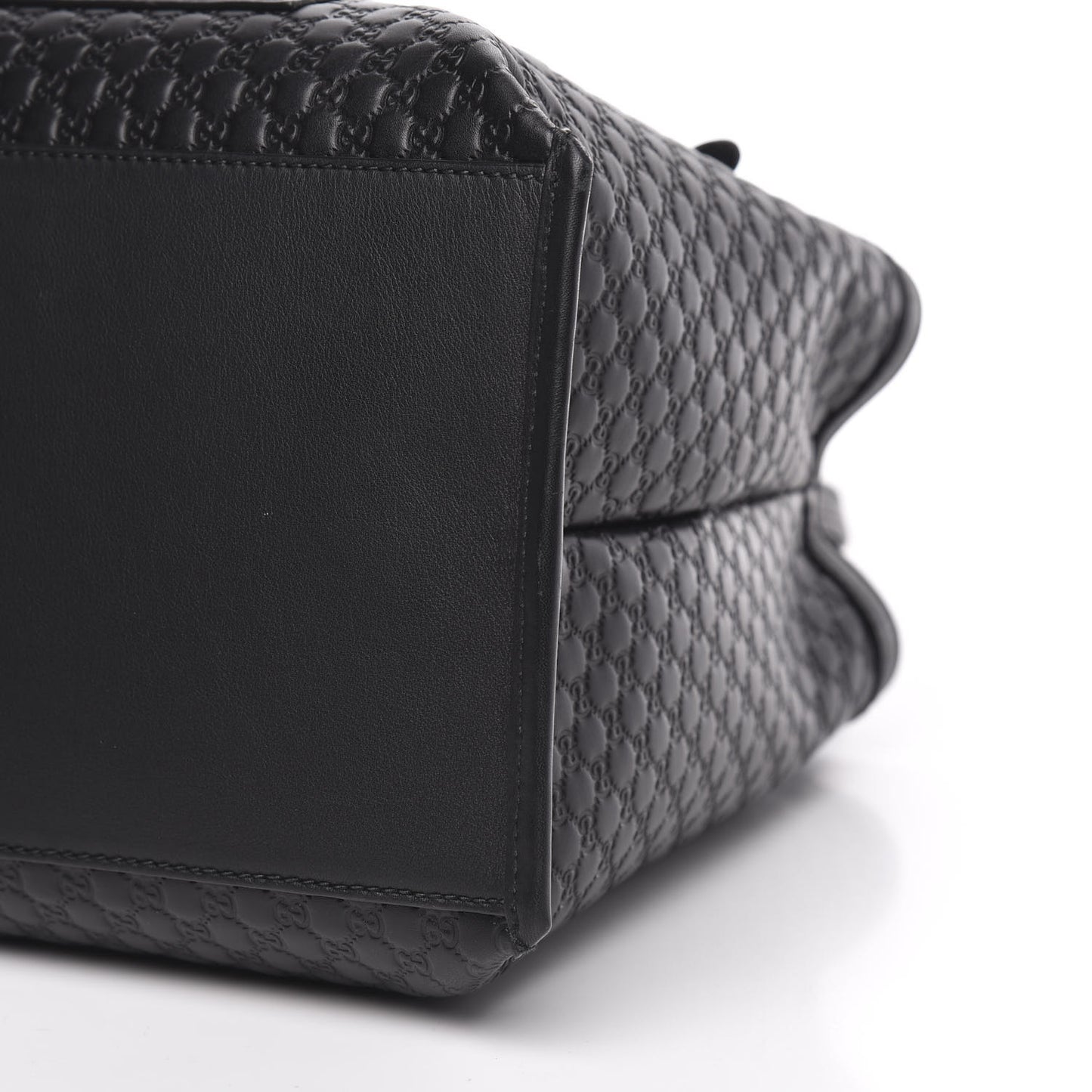 Soft Microguccissima Medium Tote Black