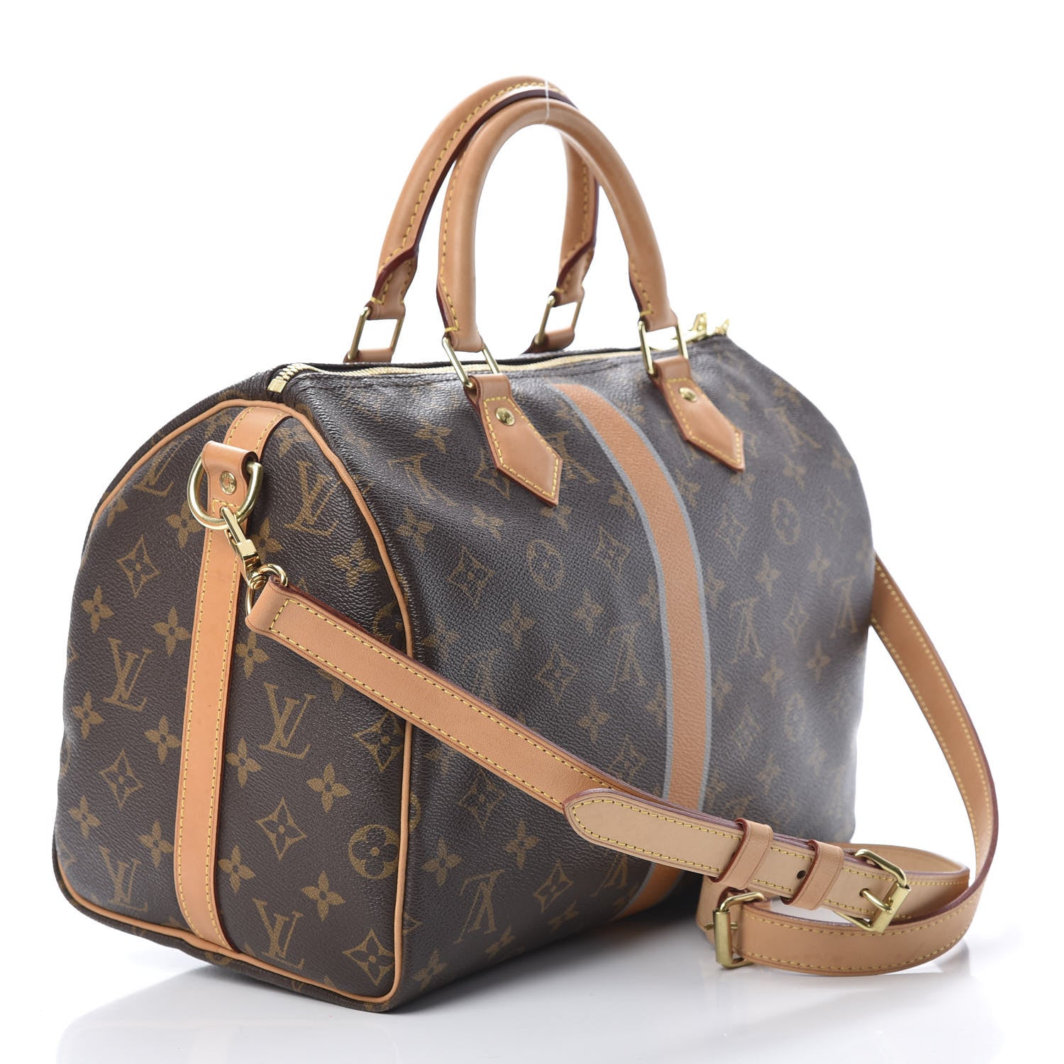 Louis Vuitton Monogram My LV Heritage Speedy Bandouliere 30 Moutarde Gris 3 of 13
