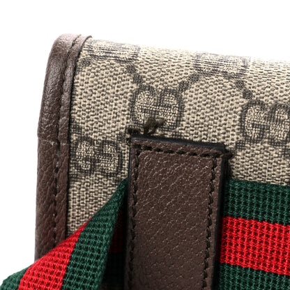 Gucci GG Supreme Monogram Neo Vintage Web Belt Bag Brown 12 of 13