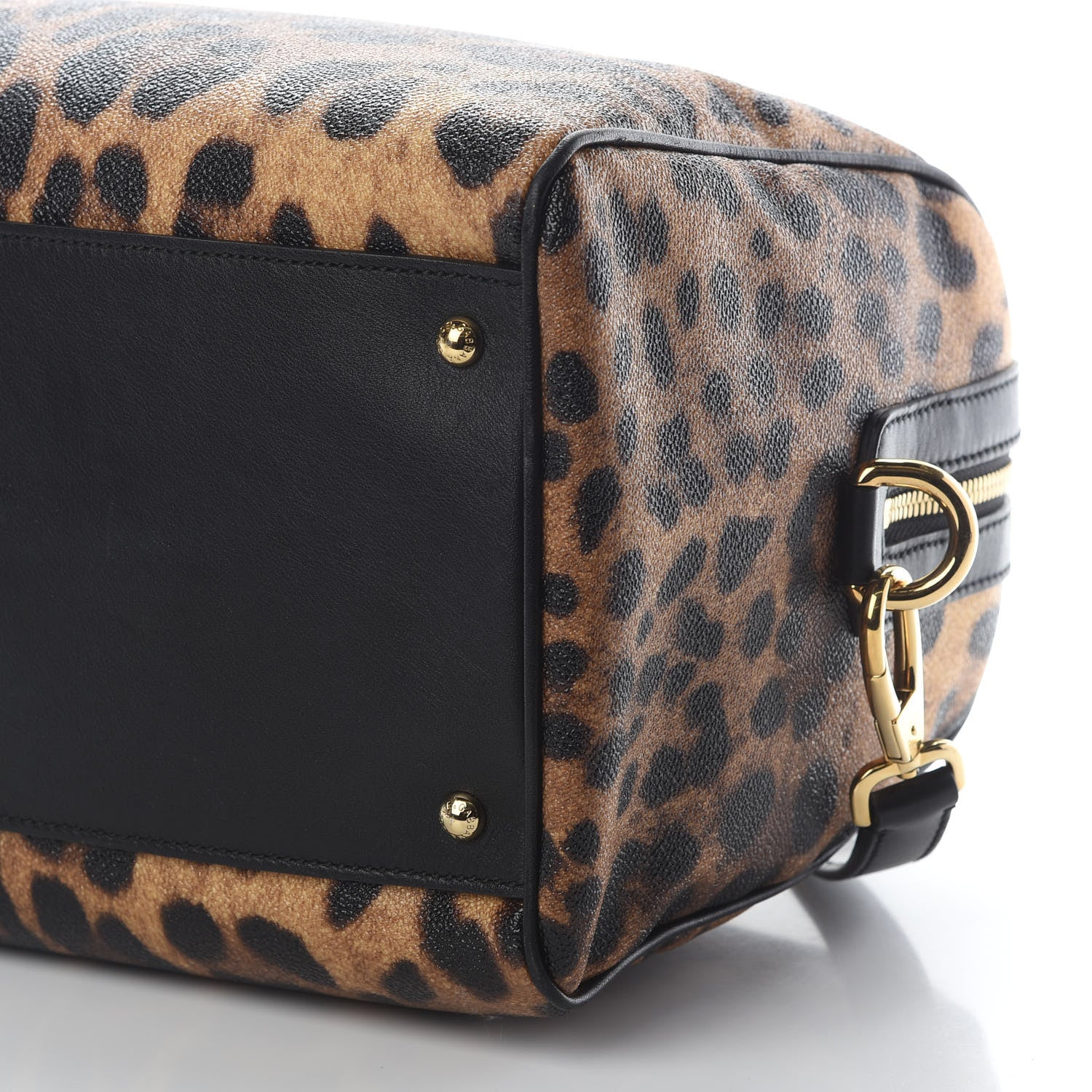 Dolce & Gabbana Dauphine Leopard Print Miss Sicily Boston Satchel 8 of 8