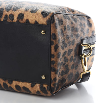Dolce & Gabbana Dauphine Leopard Print Miss Sicily Boston Satchel 8 of 8