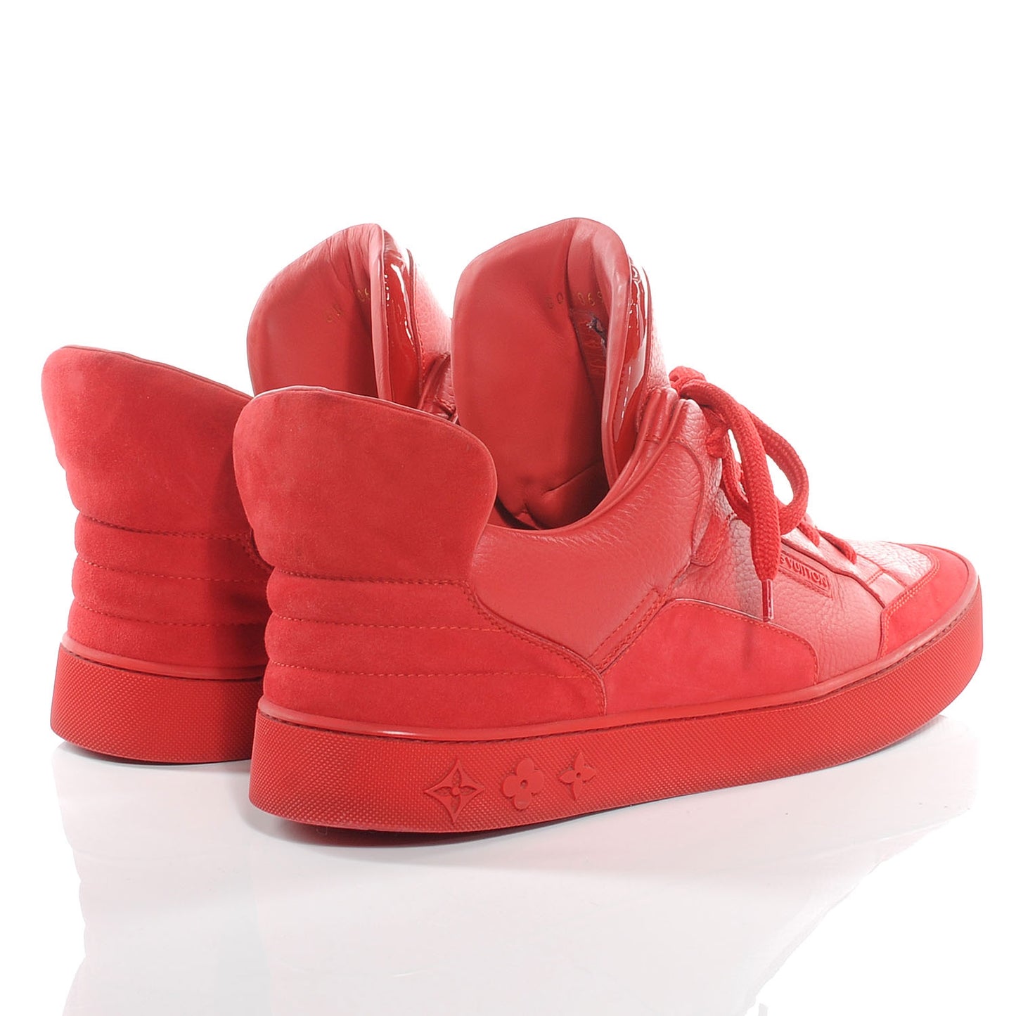 Leather Suede Don Sneakers 8.5 Red