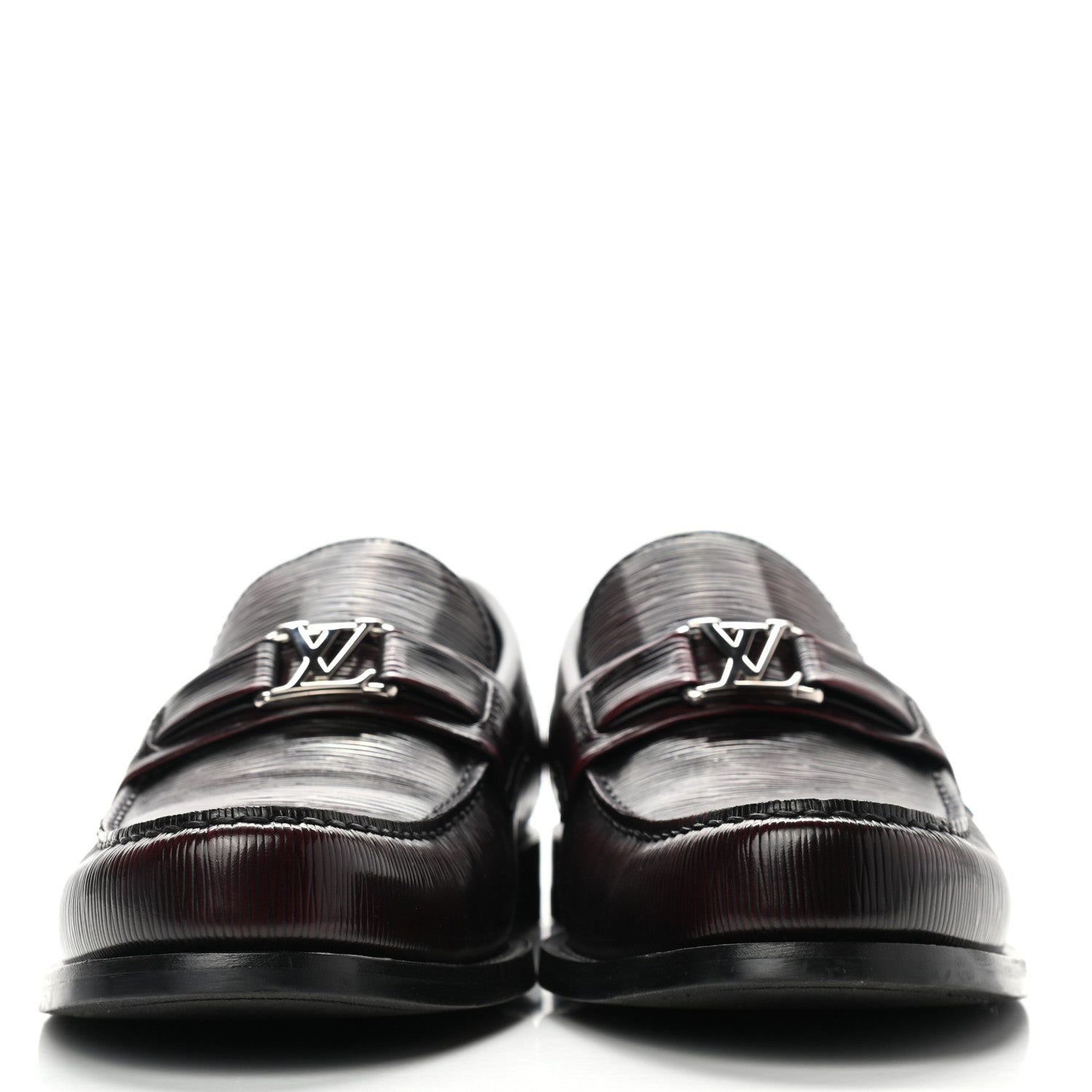Louis Vuitton Epi Mens Major Loafers 7 Burgundy 2 of 10