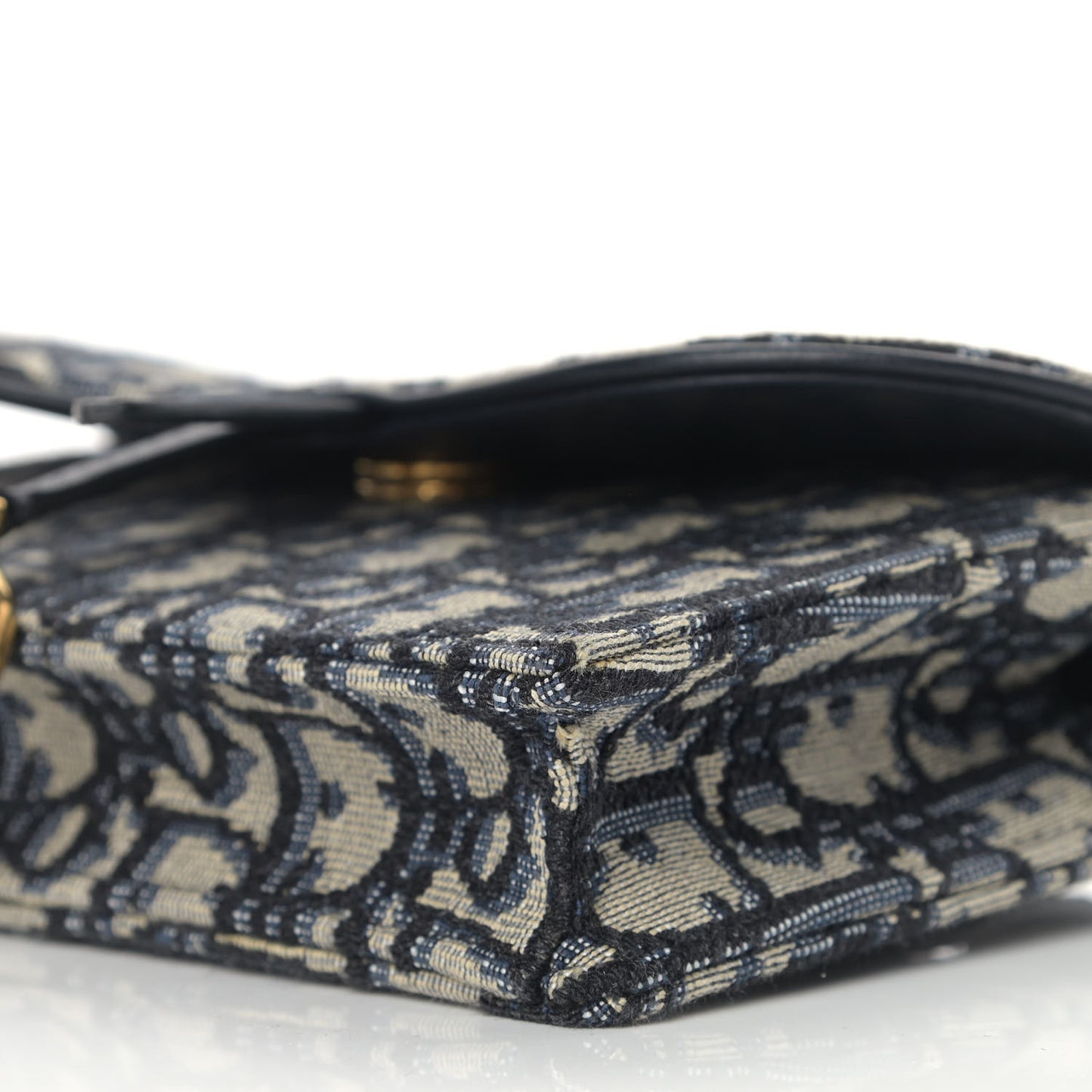 Oblique Saddle Belt Bag Blue