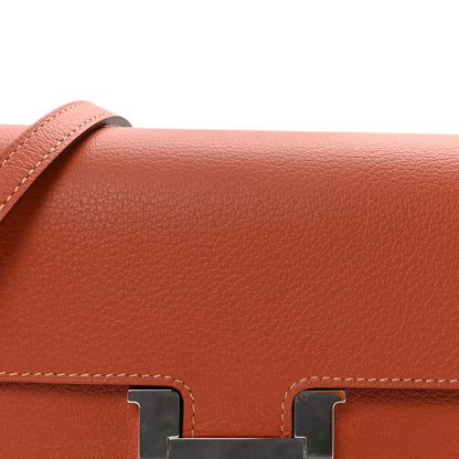 Hermes Evercolor Constance Long Wallet To Go Blush 8 of 11