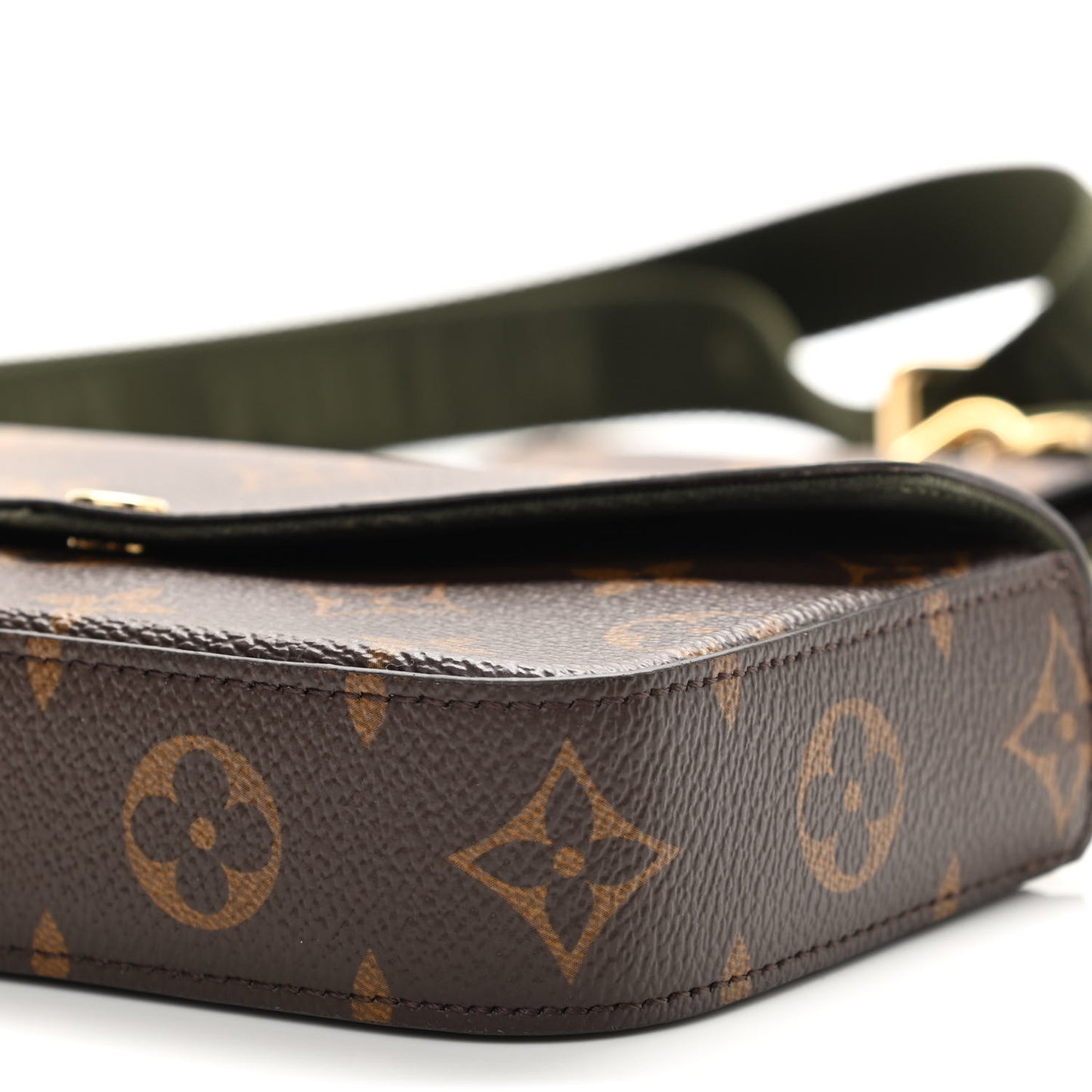 Monogram Felicie Strap & Go Kaki