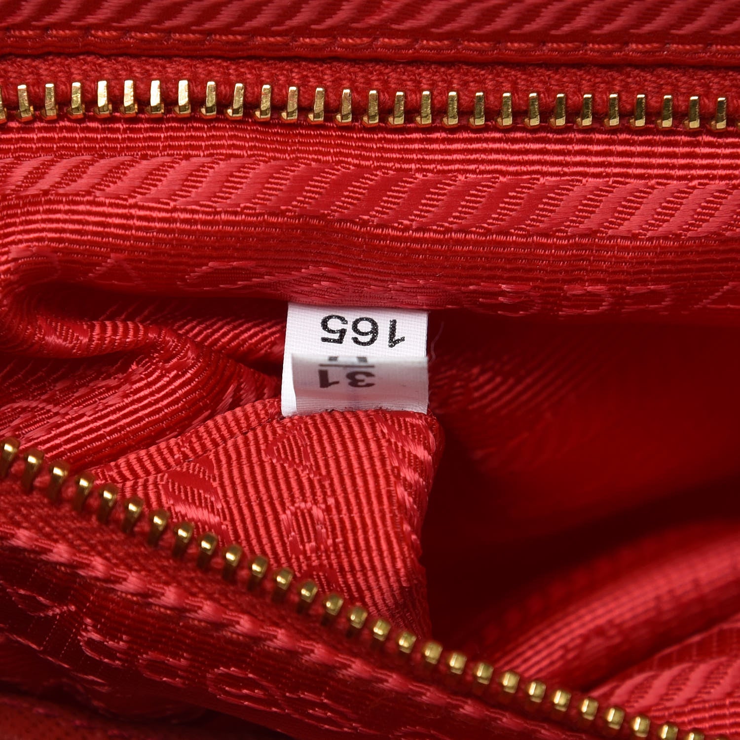 Prada Nylon Vela Saffiano Flat Flap Messenger Bag Red 8 of 9