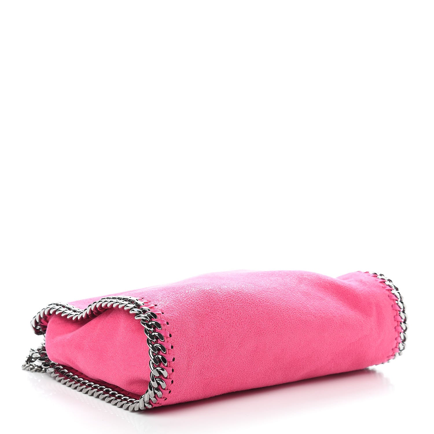 Stella McCartney Shaggy Deer Mini Falabella Fold Over Tote Hot Pink 4 of 10