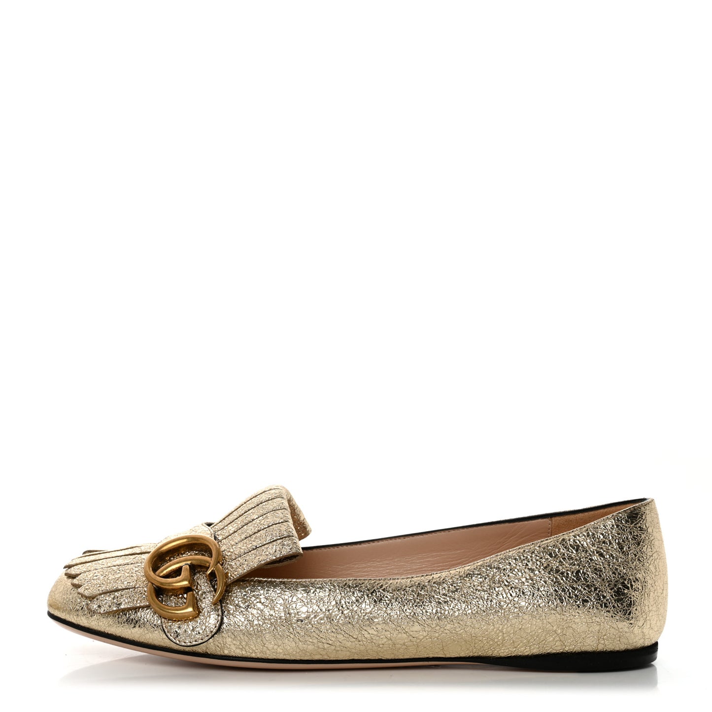 Galassia GG Marmont Fringe Flats 36.5 Platino