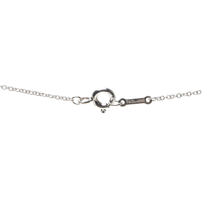 Tiffany Sterling Silver Paloma Picasso Olive Leaf Vine Pendant Necklace 5 of 6