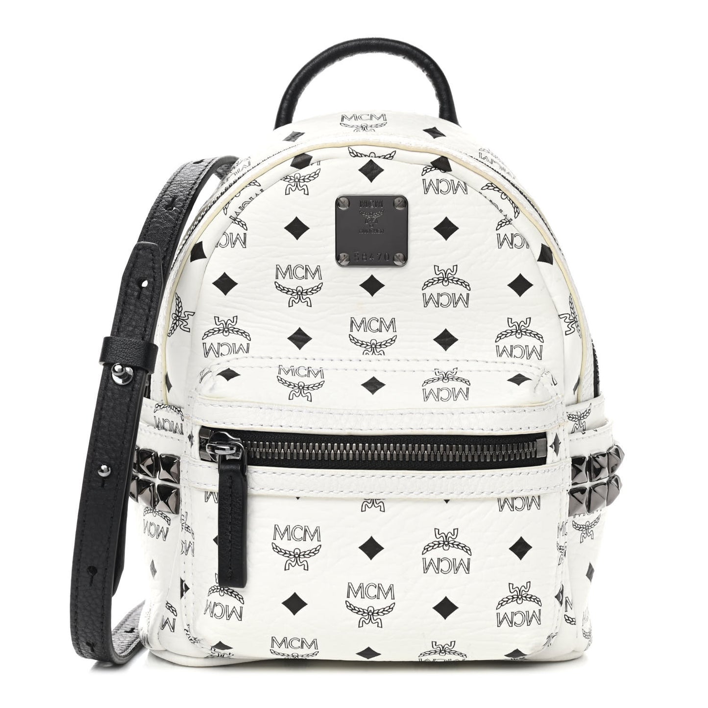 Visetos Side Stud X-Mini Stark Bebe Boo Backpack White