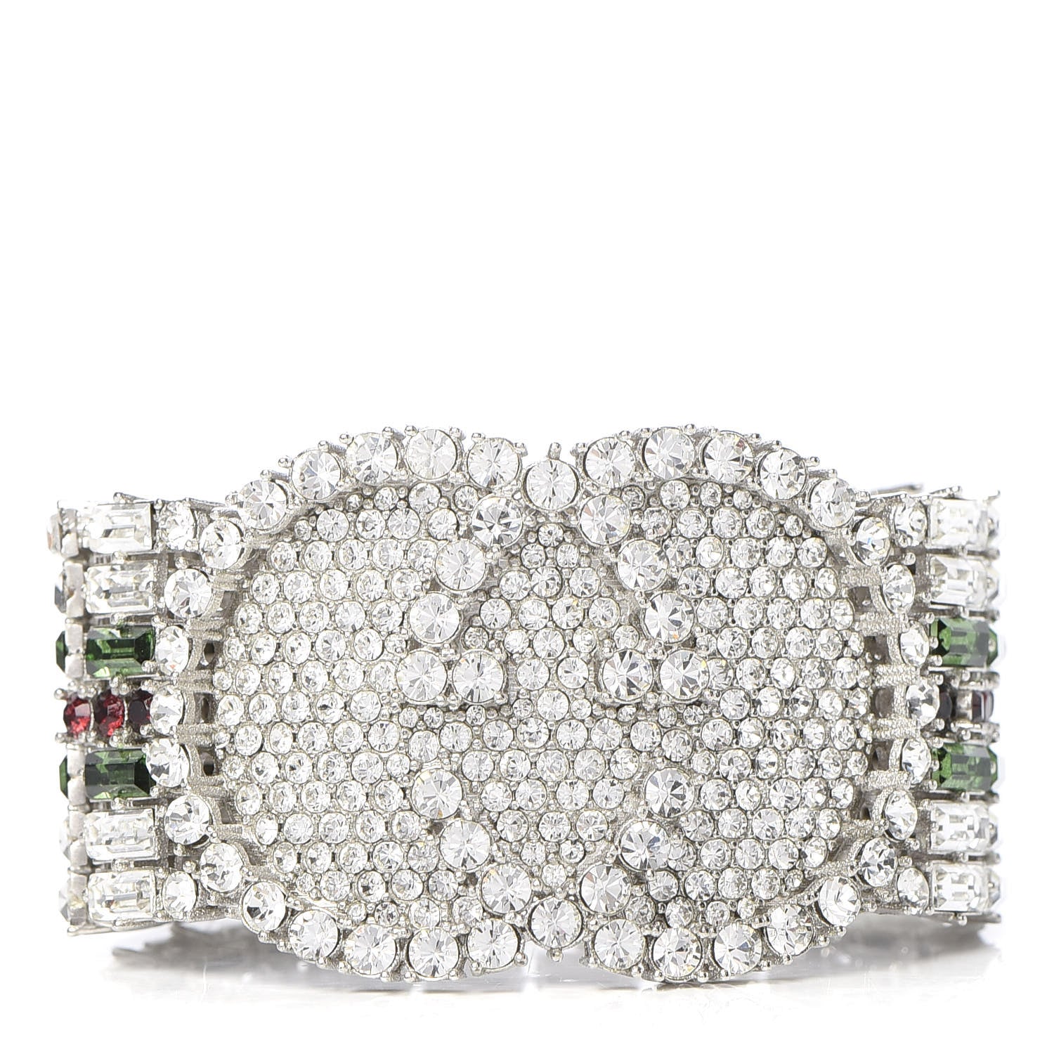 Gucci Crystals Double G Web Tennis Bracelet S Multicolor 1 of 5
