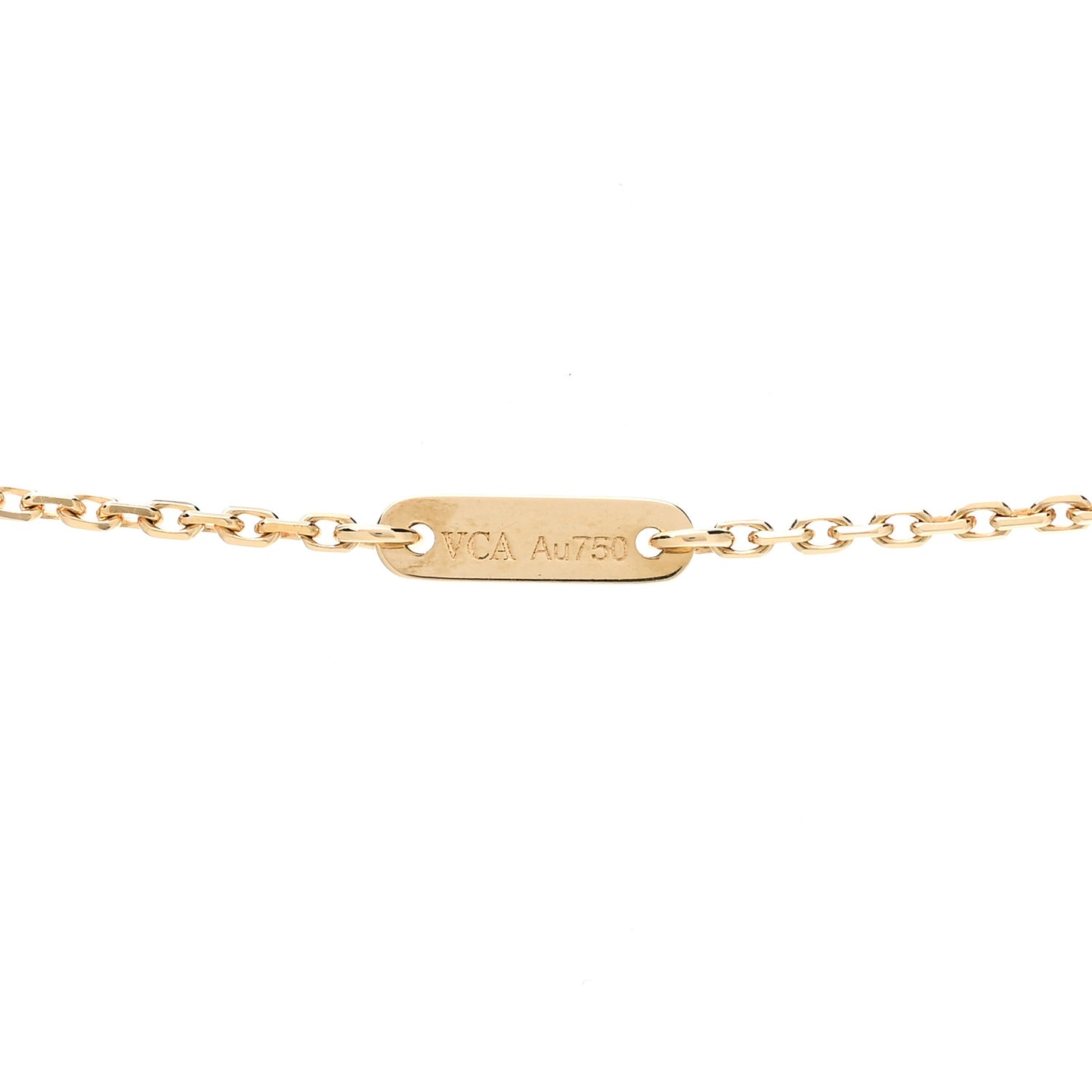 18K Yellow Gold Diamond Mini Frivole Pendant Pave Necklace