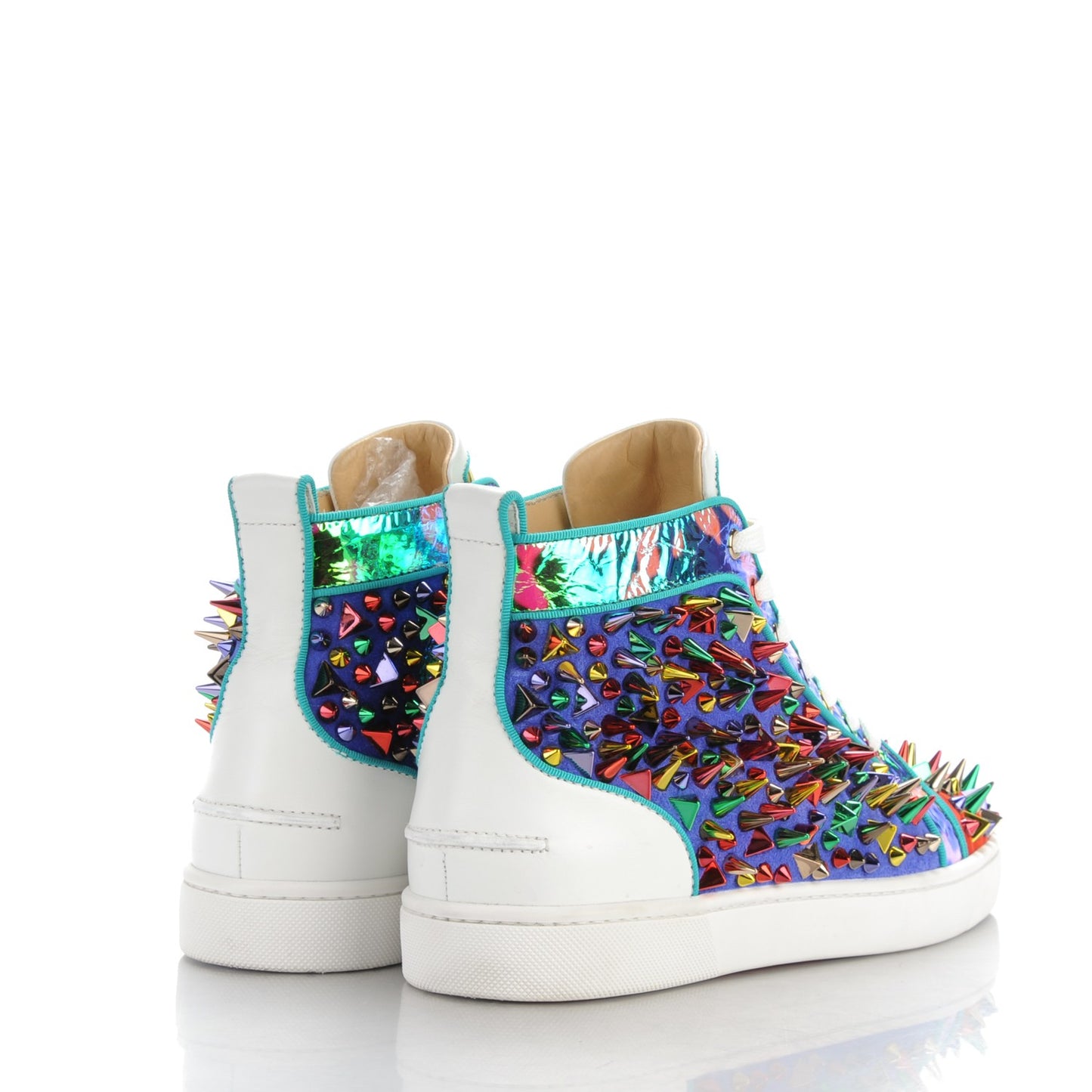 Suede Nappa Louis Pik Pik Orlato Flat Spikes Mens Sneakers 41.5 Multicolor