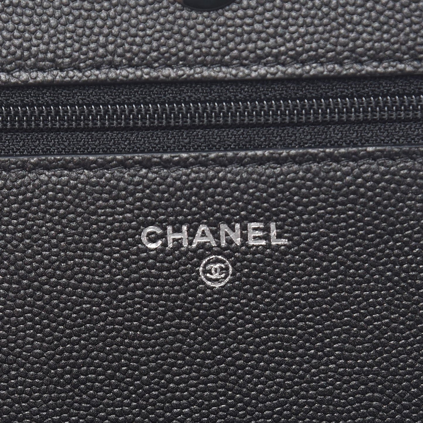 Caviar Quilted Boy Wallet On Chain WOC So Black