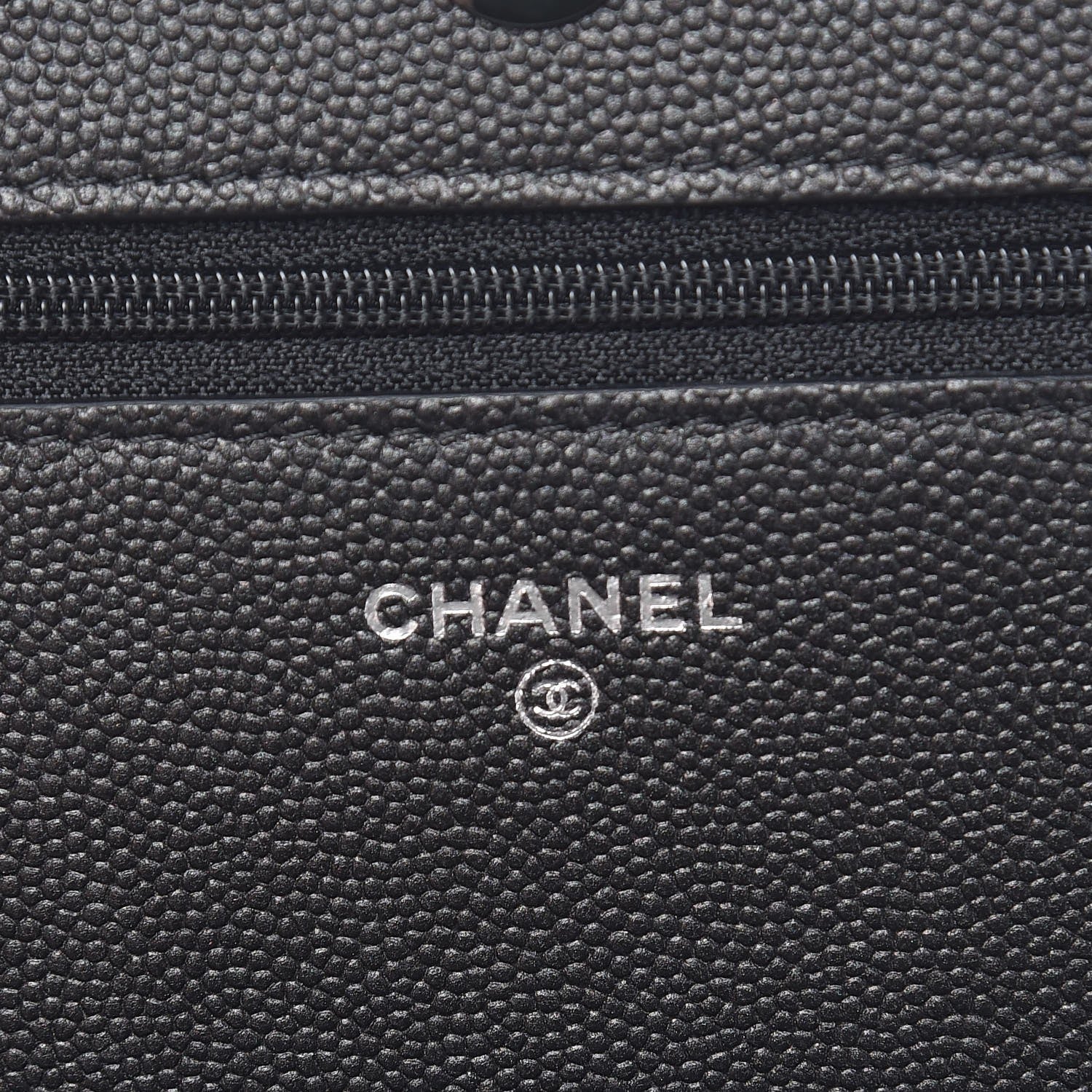 Chanel Caviar Quilted Boy Wallet On Chain WOC So Black 6 of 10