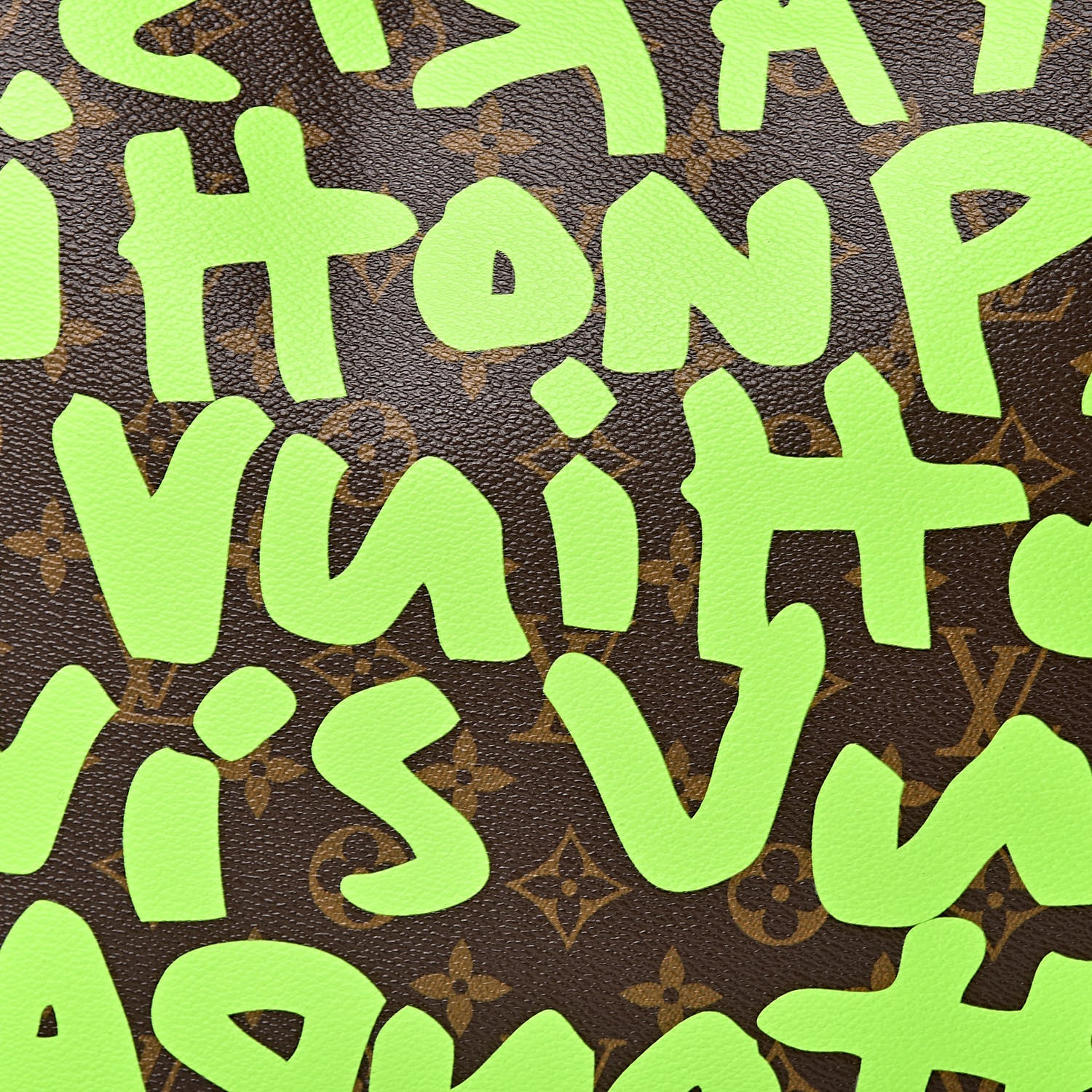 Louis Vuitton Monogram Graffiti Neverfull GM Green 10 of 10