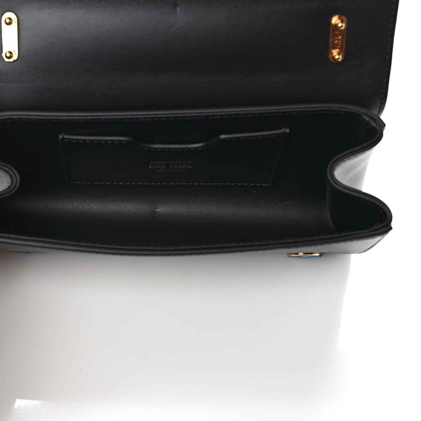Nappa DG Girls Shoulder Bag Black