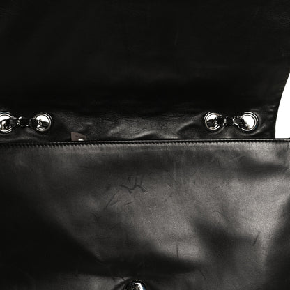 Chanel Lambskin Astrakan Single Flap Black 14 of 14