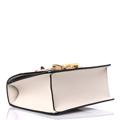 Gucci Calfskin Mini Sylvie Chain Shoulder Bag White 4 of 17