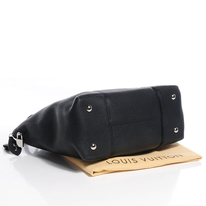 Louis Vuitton Veau Cachemire Soft Lockit MM Black 4 of 9