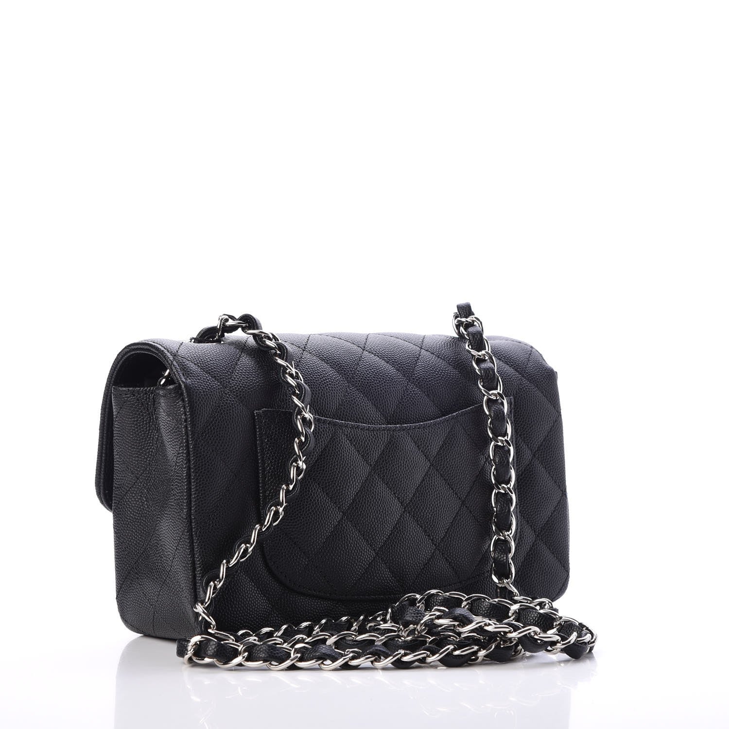 Chanel Caviar Quilted Mini Rectangular Flap Black 3 of 7