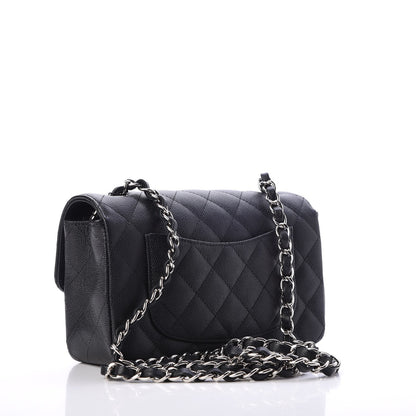 Chanel Caviar Quilted Mini Rectangular Flap Black 3 of 7