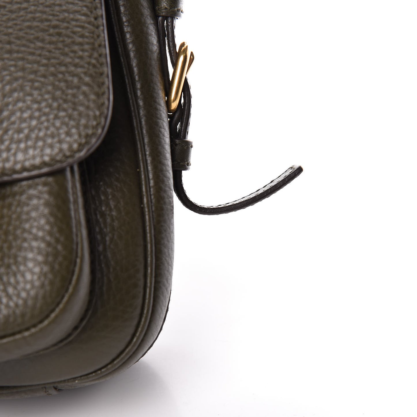 Vitello Daino Messenger Bag Militare