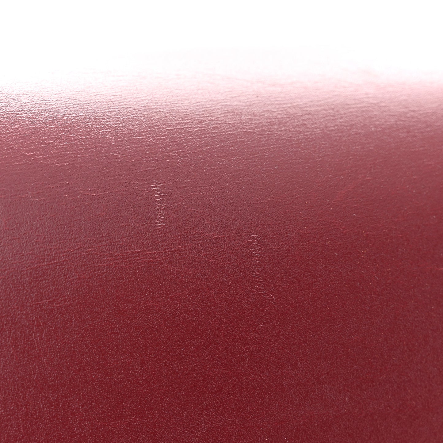Box Calfskin Medium Classic Box Flap Bag Burgundy