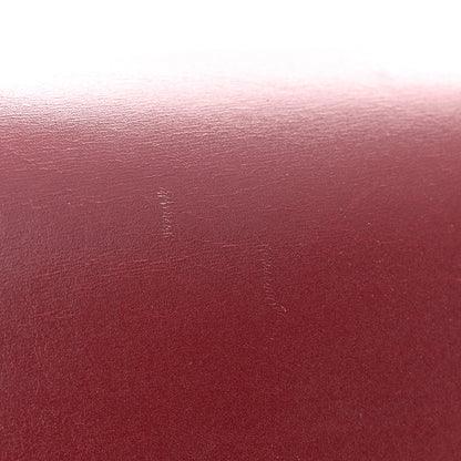 Celine Box Calfskin Medium Classic Box Flap Bag Burgundy 11 of 12