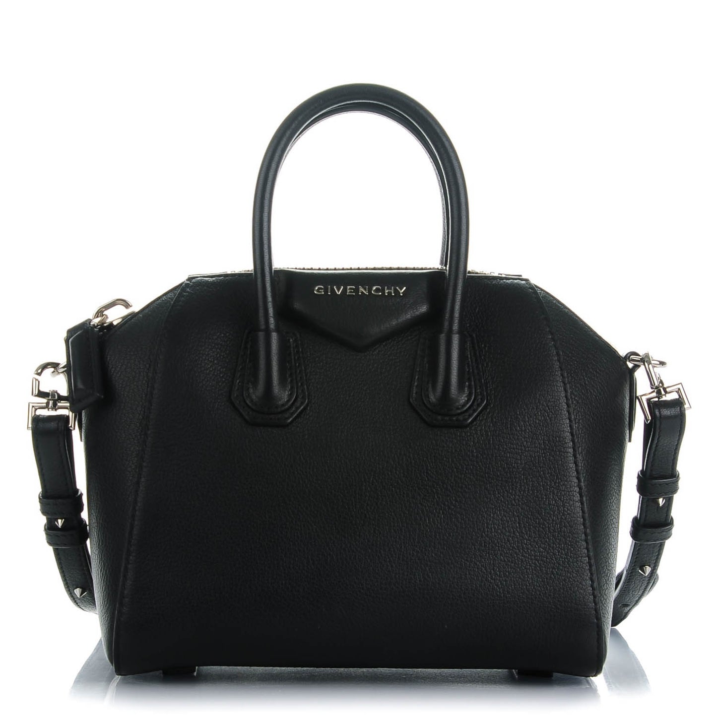 Sugar Goatskin Mini Antigona Black