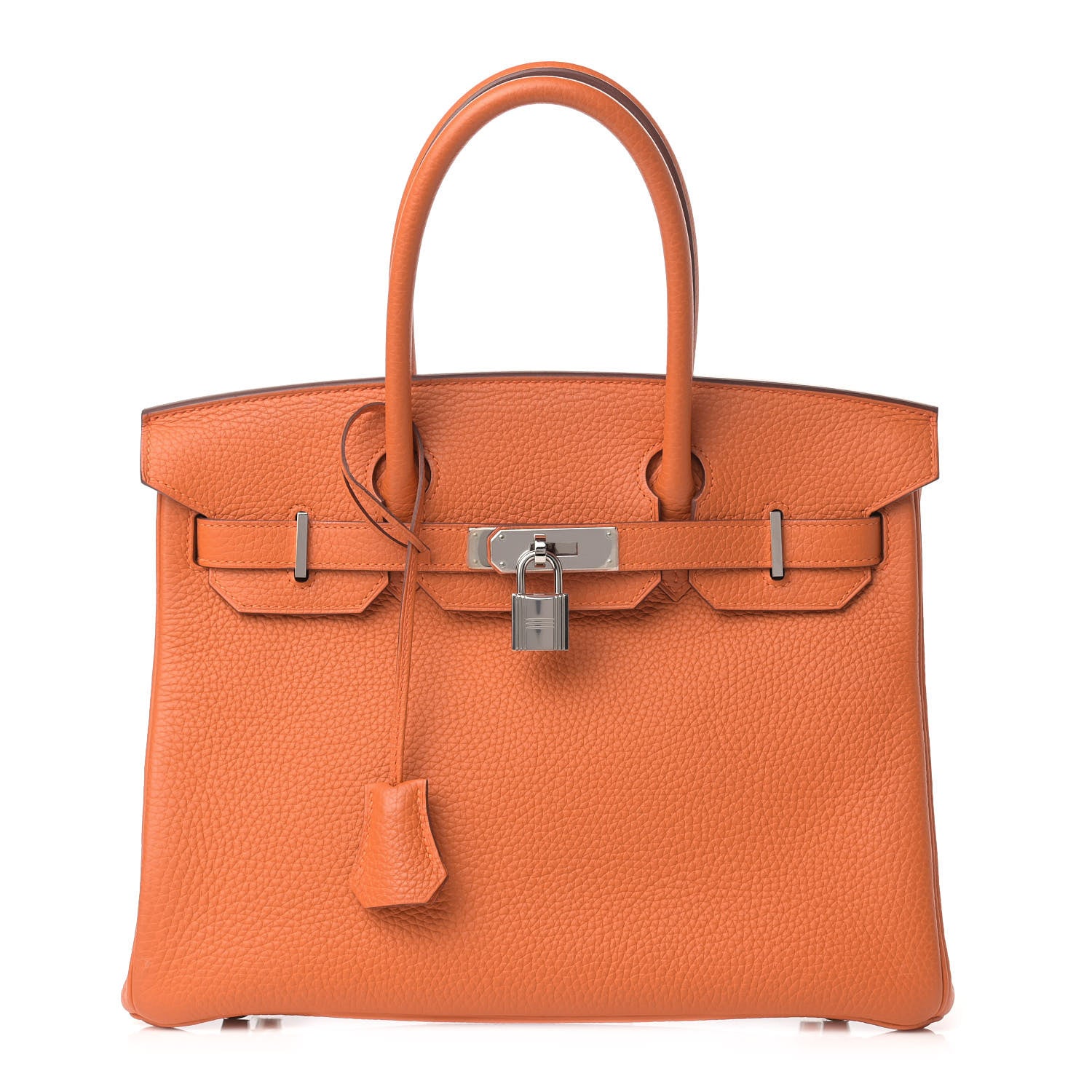 Hermes Togo Birkin 30 Orange 1 of 12