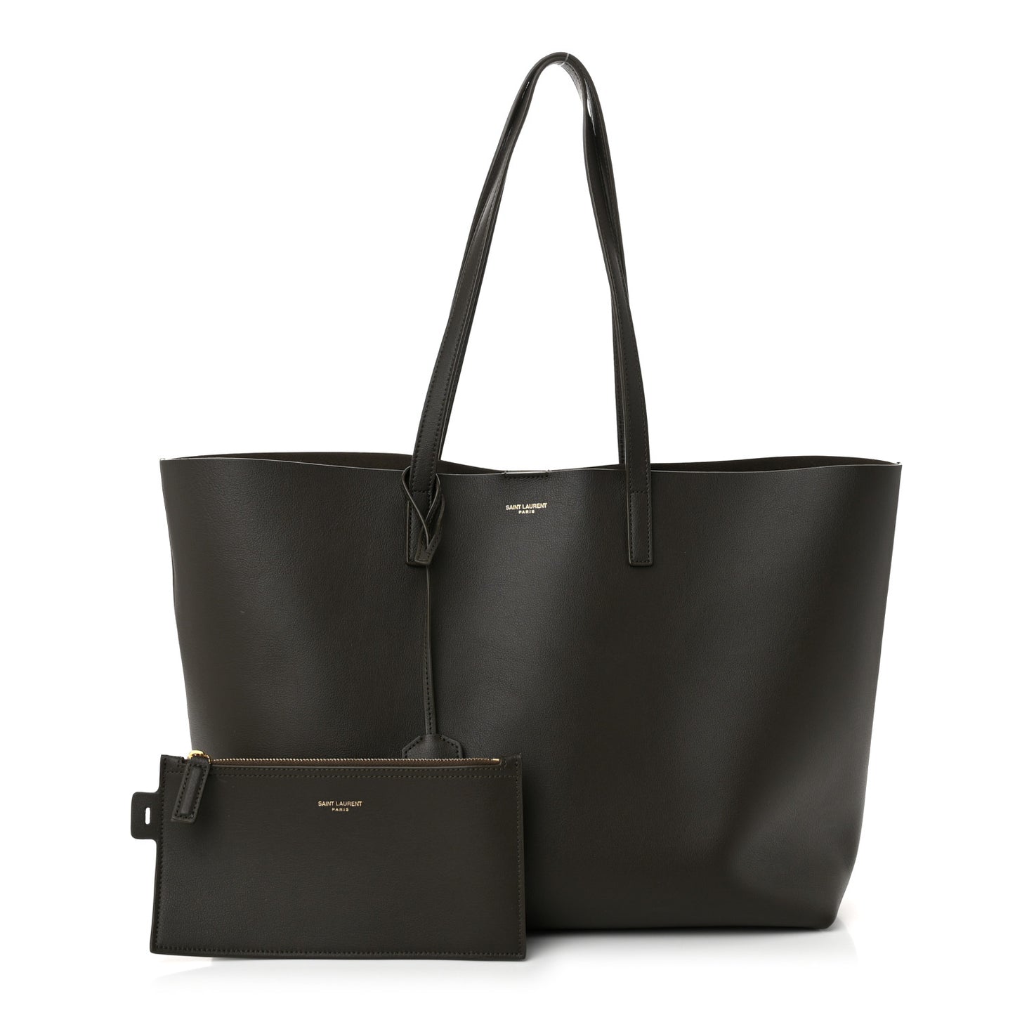 Calfskin Large Shopping Tote Light Musk