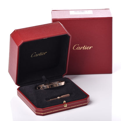 Cartier 18K Pink Gold LOVE Bracelet 17 5 of 5