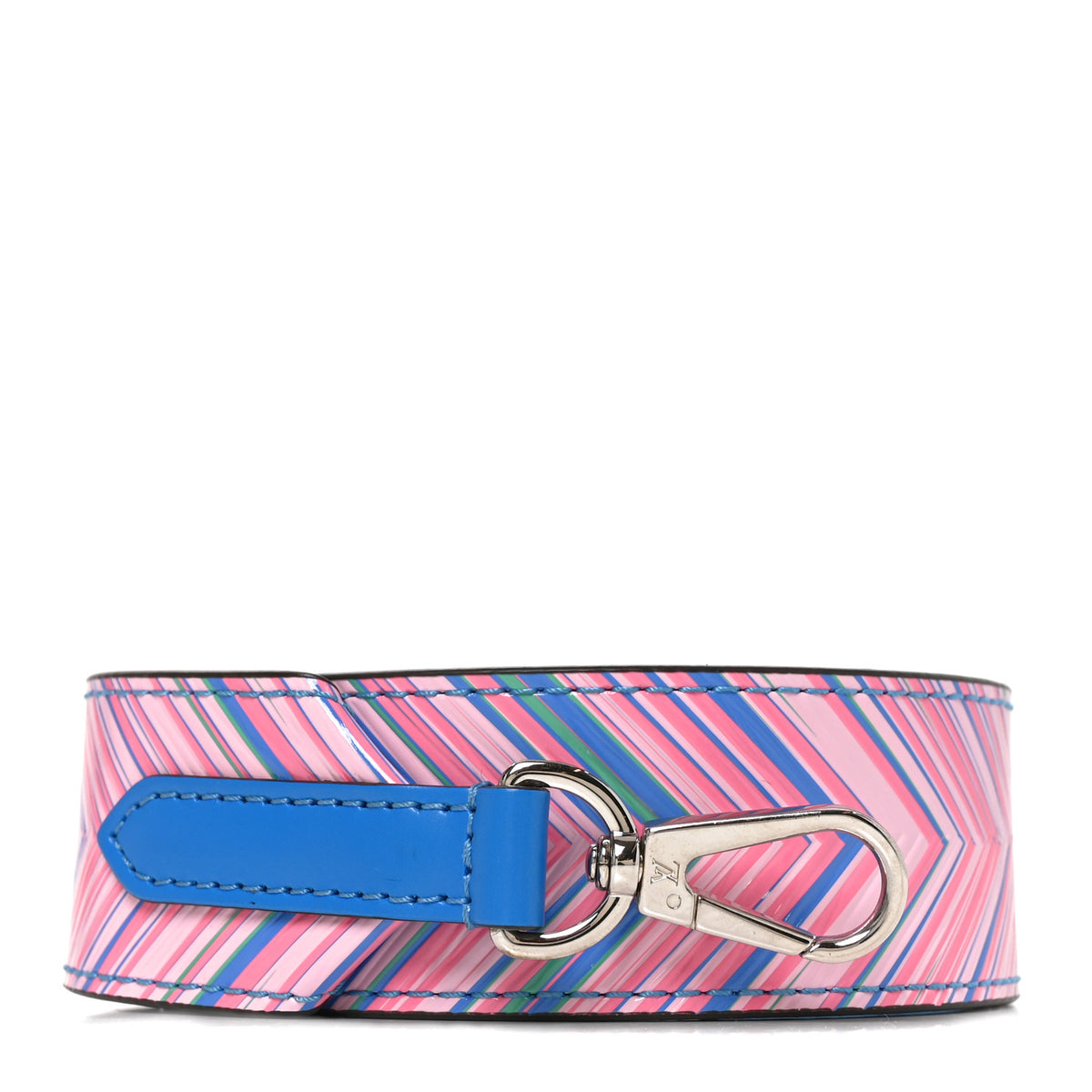 Louis Vuitton Epi Bandouliere Shoulder Strap Blue Rose 1 of 3