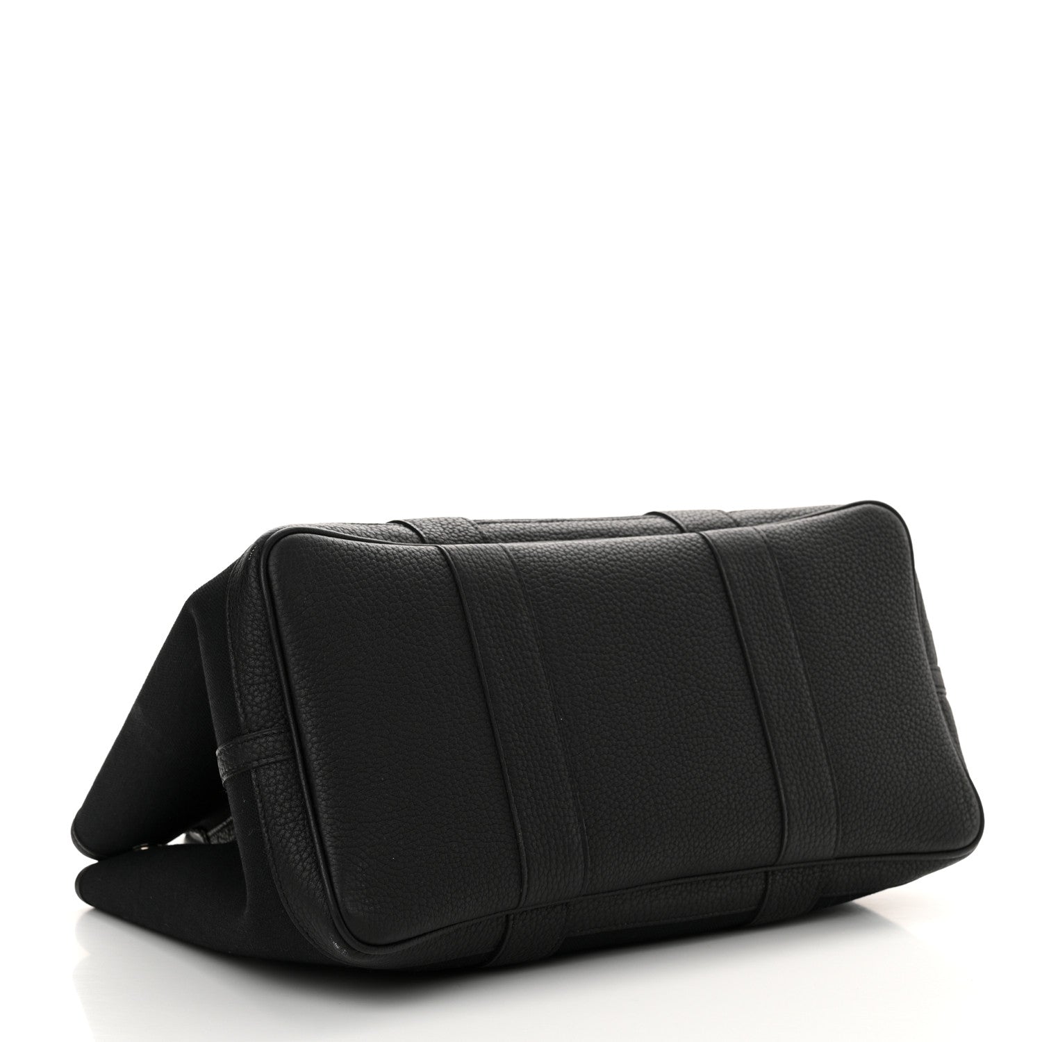 Hermes Toile Militaire Negonda Verso Garden Party Tote 36 MM  Black Rouge H 3 of 9