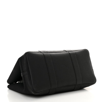 Hermes Toile Militaire Negonda Verso Garden Party Tote 36 MM  Black Rouge H 3 of 9
