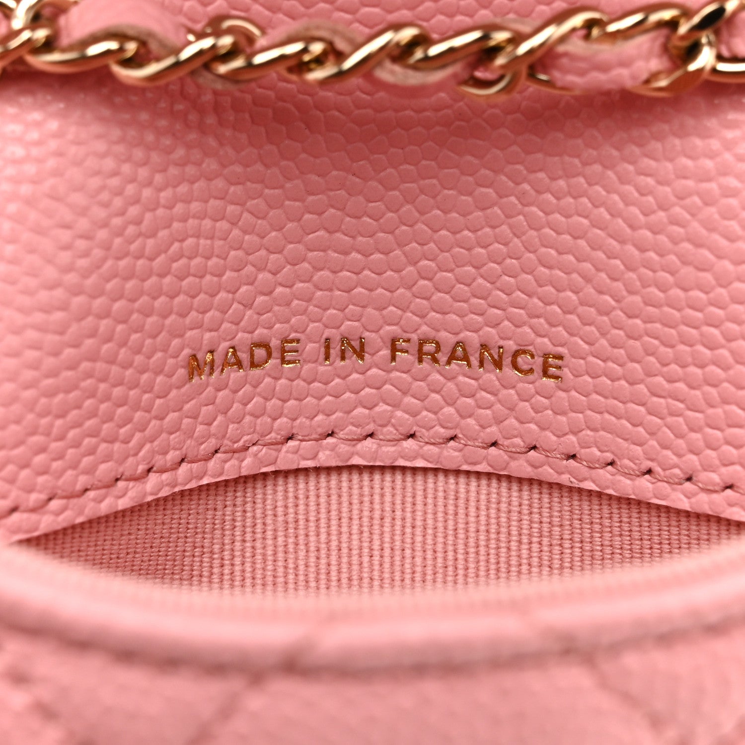 Chanel Caviar Quilted Mini Chain Belt Bag Light Pink 7 of 12