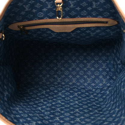 Louis Vuitton Monogram Denim Neo Neverfull MM   Blue 6 of 10