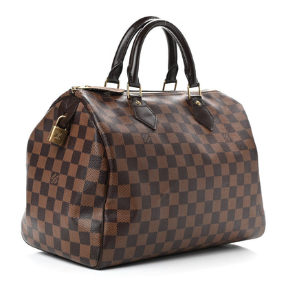 Louis Vuitton Damier Ebene Speedy 30 3 of 11